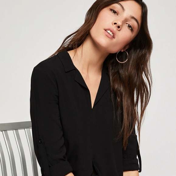 BCBGeneration Tops - Tie Front Blouse